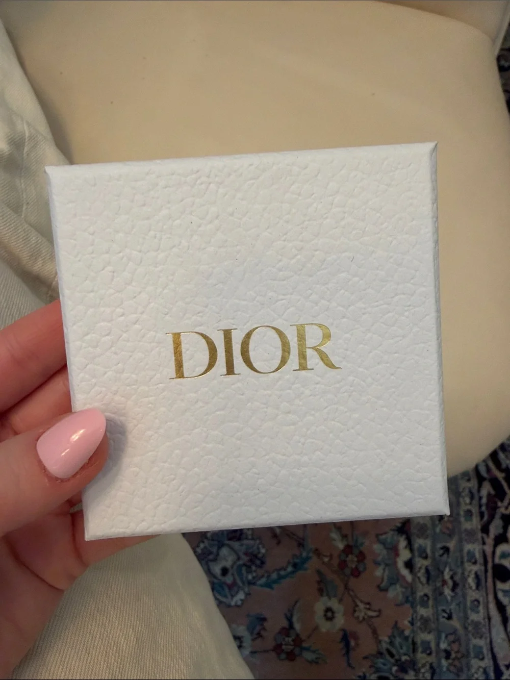 Dior jewelry bag